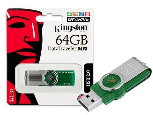 Pen Drive 64 Gb - Kingston Datatraveler DDt101g2/64gbz Verde