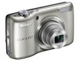 camera digital nikon coolpix l26 16.1mega pixels 5x prata