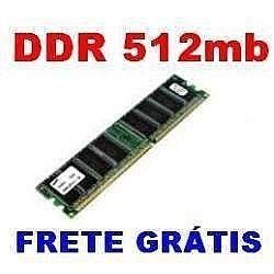 Memória RAM DDR PC2700 333MHZ 512MB - para PC